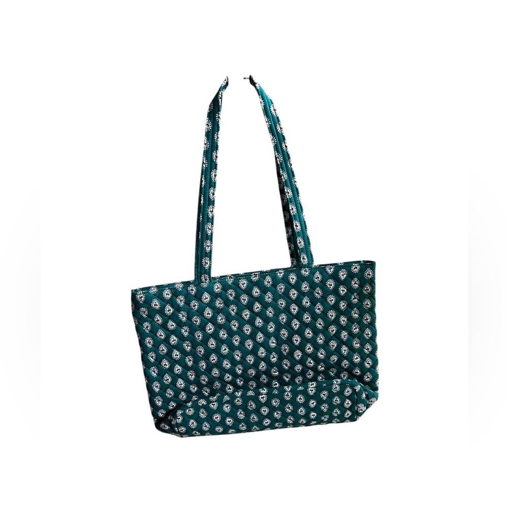 Vera Bradley green paisley print chicken tote bag - Picture 6 of 6